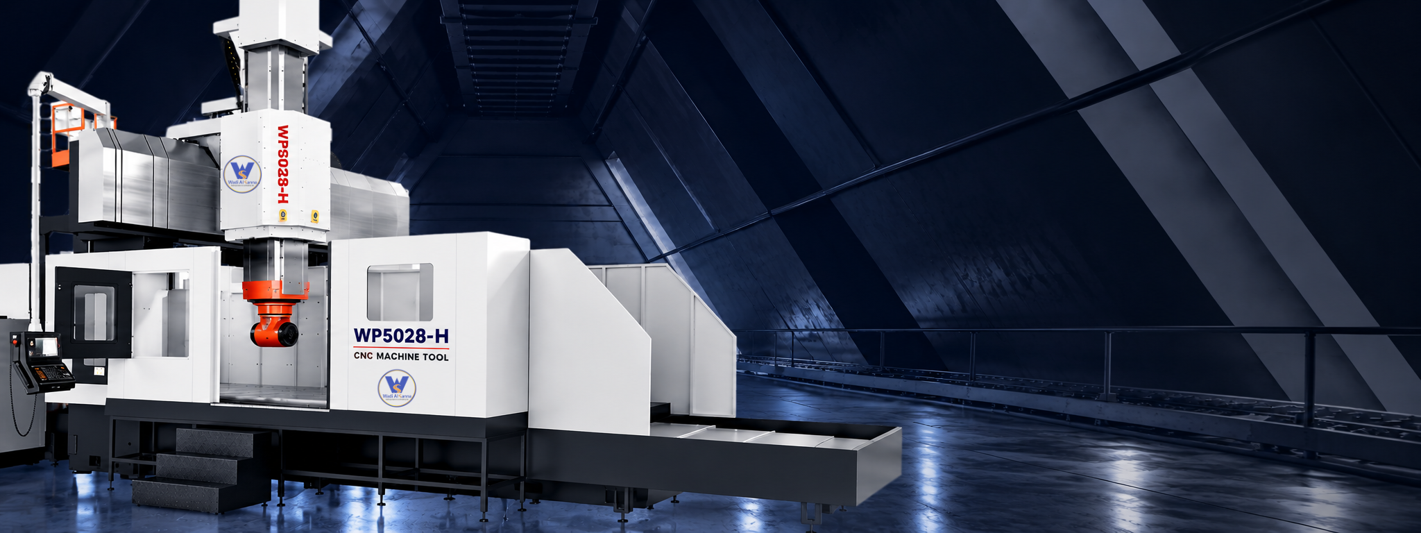 Large heavy-duty gantry CNC machining center