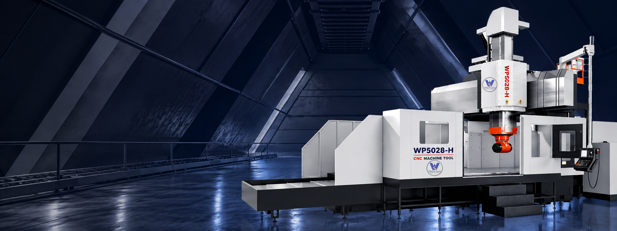 Large heavy-duty gantry CNC machining center
