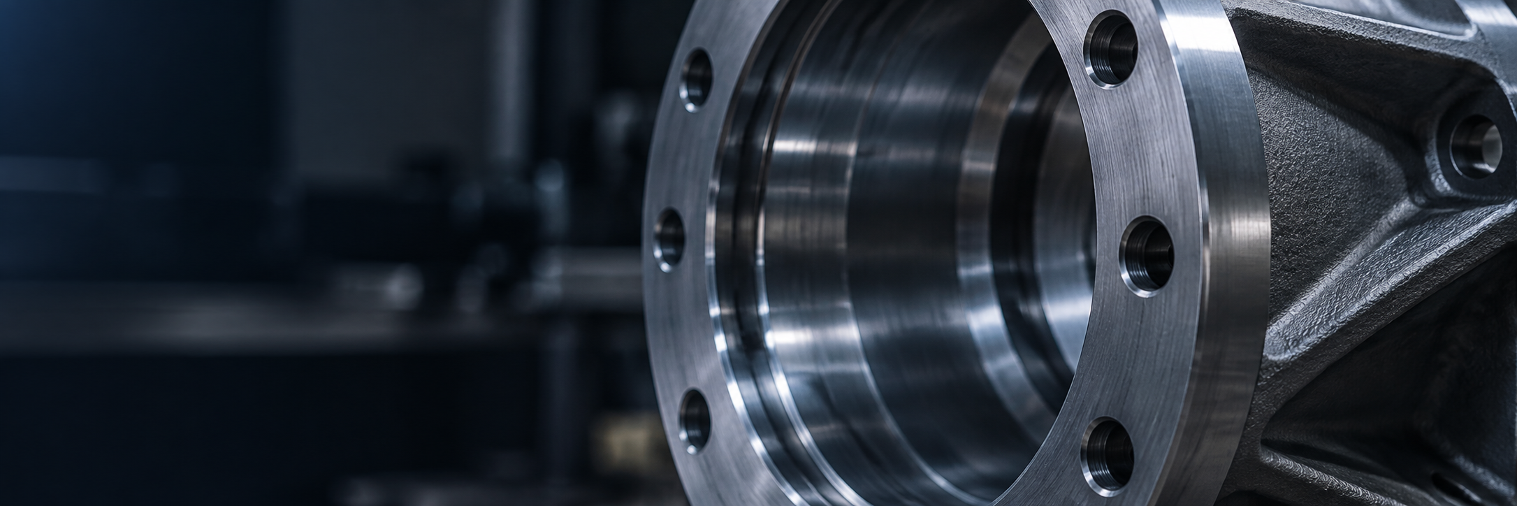 Precision-machined industrial component