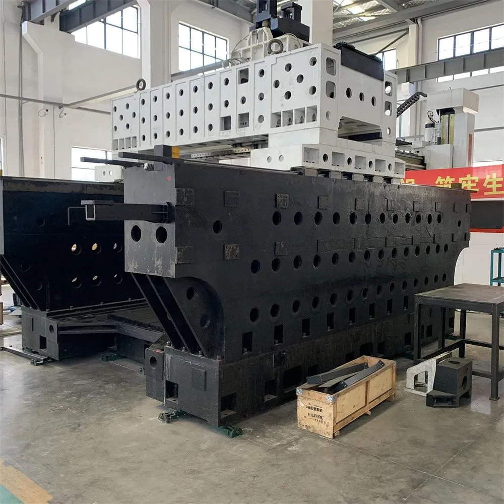 Large machine base and structural machining